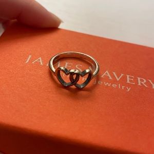 James Avery “Two Hearts Together” ring. Size 6.